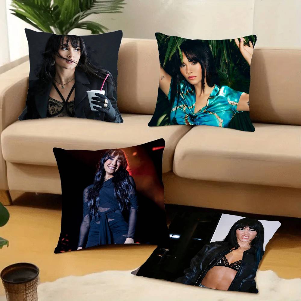 Singer A-Aitana Ocana Pillow Case Home Decor Throw For Sofa Bed Car Room Decor Gift Idea