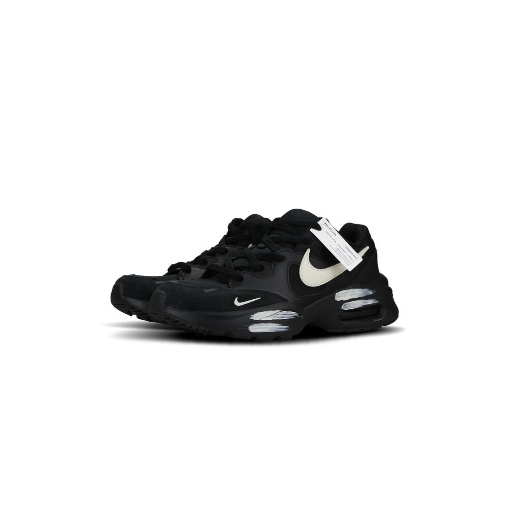 Nike Air Max Fusion Slip Resistant Abrasion Resistant Low Top Running Shoes Men's Beige Black CJ1670-001(Team882)