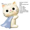 Home Atmosphere Decoration Cute Cat Light Switch Sticker, Adorable Kitten Wall Self?Adhesive Socket Panel Easy Install Patch Cover Decor,