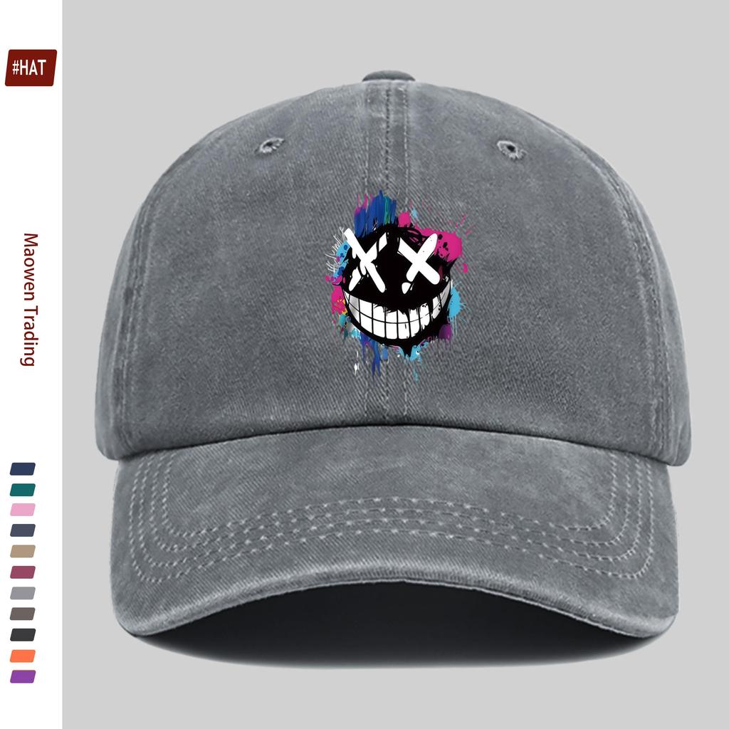pc Fashion Splatter Print Baseball Cap Summer New Elegant WomenS Printed Design Casual Hat Truck Driver Comfortable Lightwei