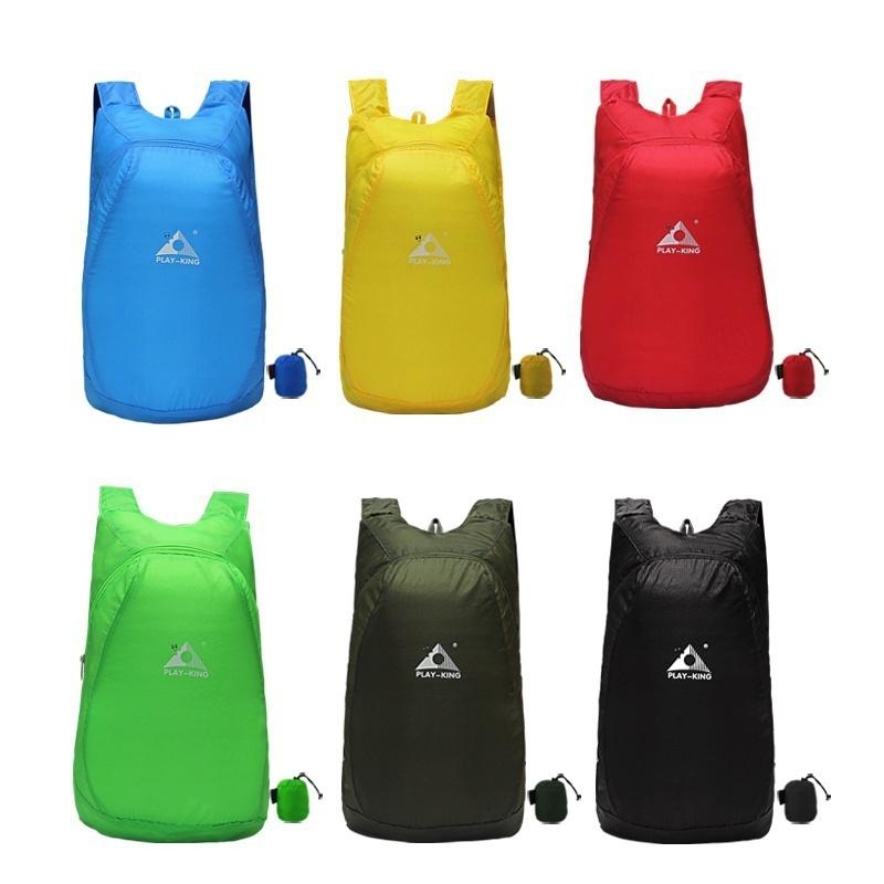 Lightweight Nylon Foldable Backpack Waterproof Backpack Folding Bag Ultralight Outdoor Pack for Wome