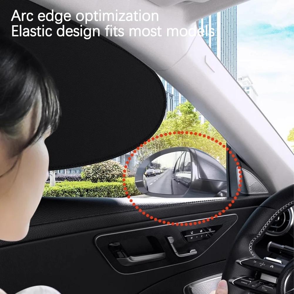 Car Side Window Sunshade Curtain Static Cling Sun Blocker for Side Windows UV & Heat Protection Sun Protection Heat Blocking