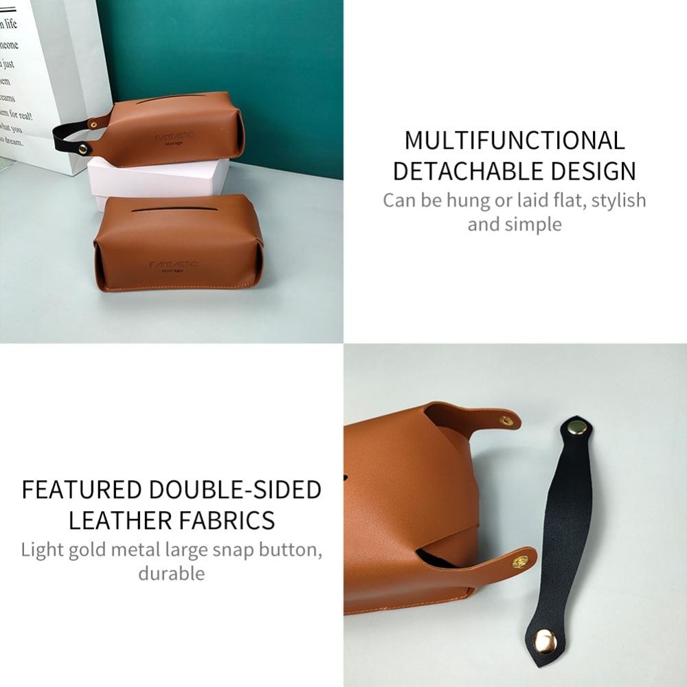 Tissue Box Hanging Tissue Box Household Living Room Tissue Box Foldable