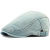 HT4436 Mens Berets Women Spring Summer Autumn Denim Beret Cap Vintage Artist Painter Beret Hat Male Female Adjustable Flat Caps