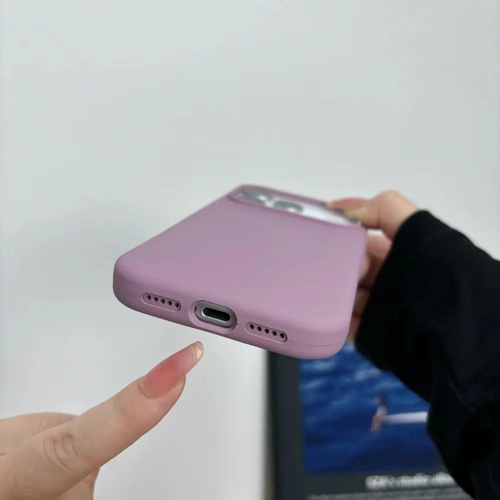 Official Solid Color Liquid Silicone Magsafe Phone Case for IPhone 17 Pro Max 16 15 14 13 12 11 Magnetic Wireless Charge Cover