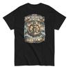 Anchored In Life Nautical T-Shirt – Anchor & Ship Wheel Graphic Unisex Tee