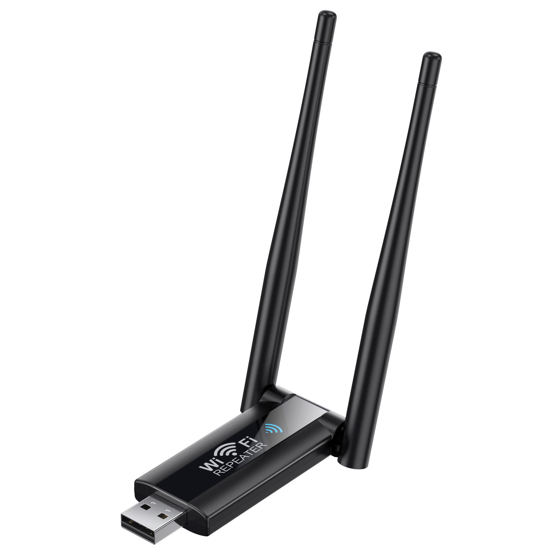 

Wireless WiFi Signal Booster with 4/6 Antennas - 300M Range Extender & USB Repeater