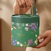 Hot Stamping Process Rice Dumpling Gift Box Round Handheld Round Bucket  Wedding