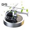 10ml Car Aromatherapy Wear-resistant Attractive Ornament Helicopter Design Solar Power Auto Car Rotate Aroma for Car