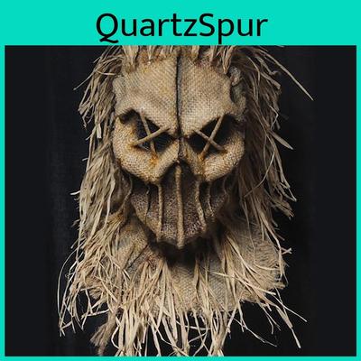 Gruselige Maske Kopfschmuck Halloween Vogelscheuche Lustige Requisiten Horror-Atmosphäre Maskenballmaske Cosplay Party Requisiten