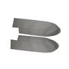 2pcs Gray Real Leather Car Front Door Handle Panel Armrest trim For Honda CRV TH