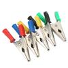5Pcs Testing Crocodiles Clip Brass PVC Car Battery Clamps for Electrical Projects 20mm 30A 3000V