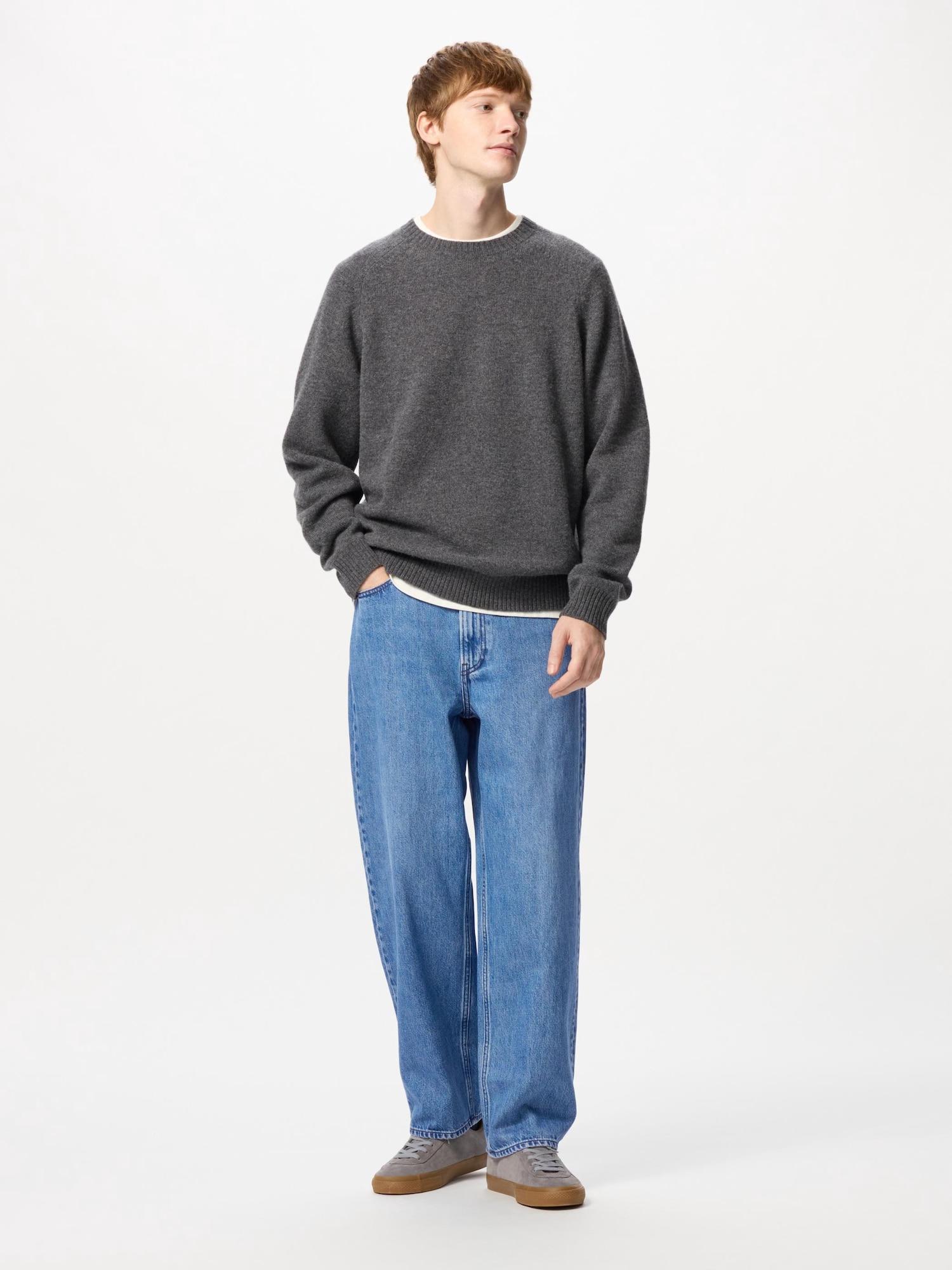 

Широкие прямые джинсы Uniqlo Japan 64 BLUE/40