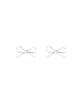 Has Hu009 Ribbon Bow Mini Earrings