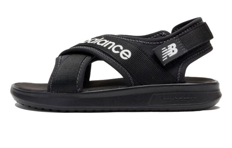 

New Balance 660 Series Cotton Fabric Children s Sandals Black Kids YO650AA 32.5