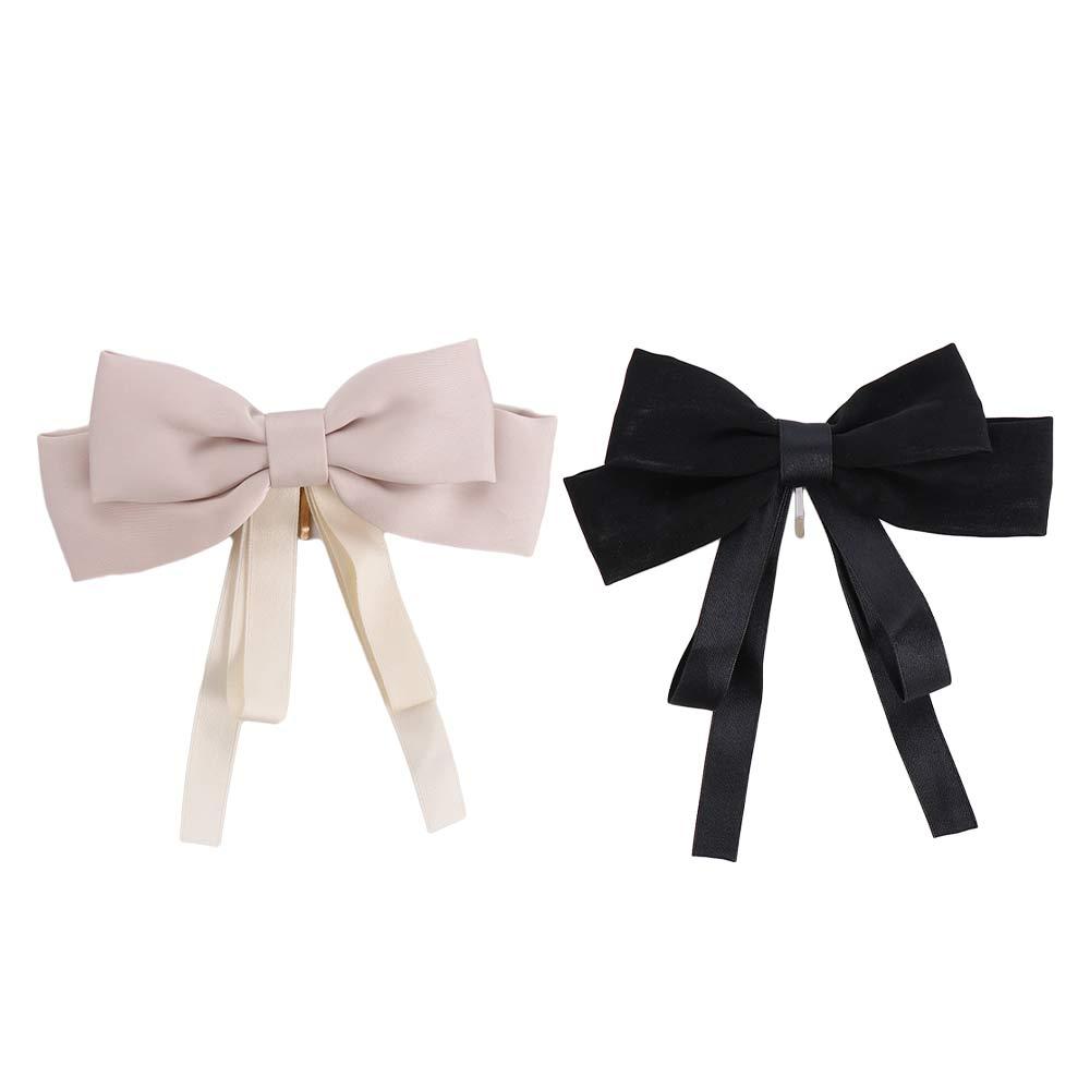 Hair Hook Bow Big For Girls Korean Barrettes Women Hair Clips Ponytail Holder Buckle Hairpins