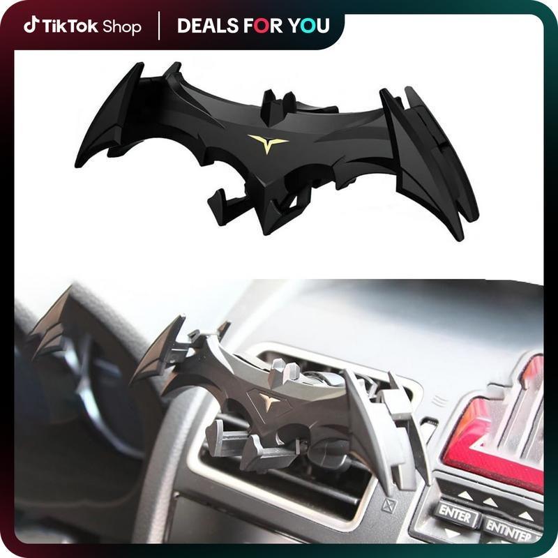 Creative Bat Car Phone Holder - Universal Air Vent Clip-on for Stable Navigation