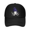 Octopus Print Baseball Cap Fashionable Versatile Unisexs Outdoor Trendy Dad Hat Mesh Baseball Cap Dad Hat Hip Hop Snapback Cap