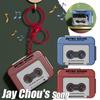 Recordable Retro Cassette Keychain: Mini Music Player & Creative Gift for Influencers