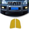 Yellow Front Fog Light Tint Vinyl Overlay Sticker For Toyota Prado LC120 2003-09