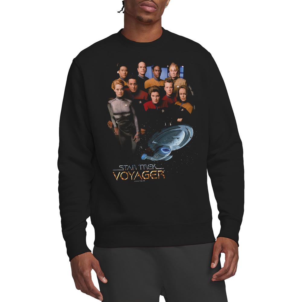 STAR TREK Unisex mikina pro dospělé Voyager Crew