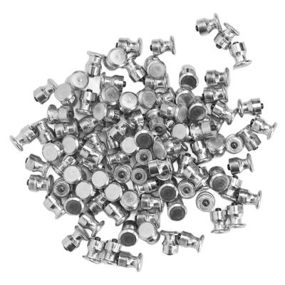 100Pcs Silver Car Tire Studs Anti Slip Stable Wear Proof ATV Tire Screws Spikes for Loader Forklift Motorcycle