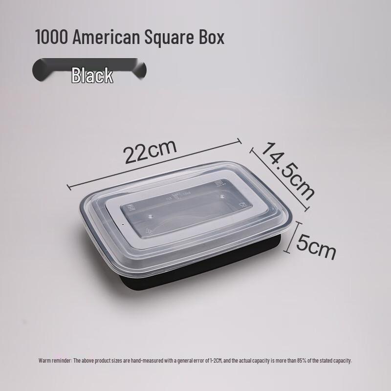 

Disposable Rectangular Plastic Food Containers with Lids