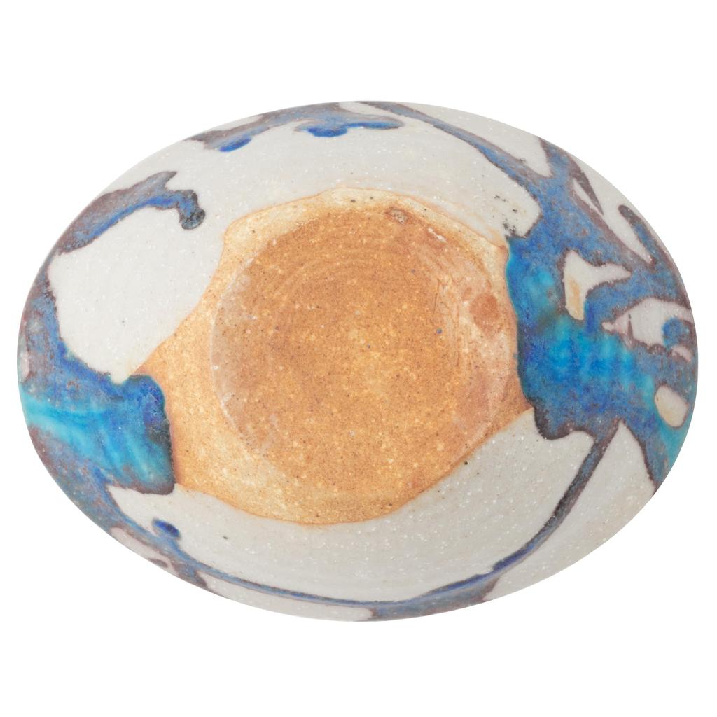 Marui Seito Shigaraki Ware Hechimon Small Diameter Glacier Bowl, Bowl, 14cm, Blue, MR-3-4229