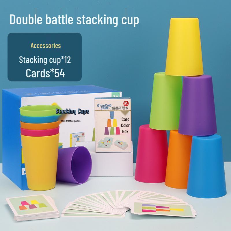Cross-Border Speed Stacking Cups for Early Education: Puzzle Toy for Primary School Children