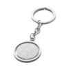 Stainless Steel Keychain Stylish Ayatul Kursi Pendant Keyring Religious Rune Keyrings Chic Quranic Verse Jewelry