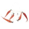 1 Set Umbrella Fishing Rig Kit Set Artificial Soft Fishing Lures Bait Rig for Freshwater Red