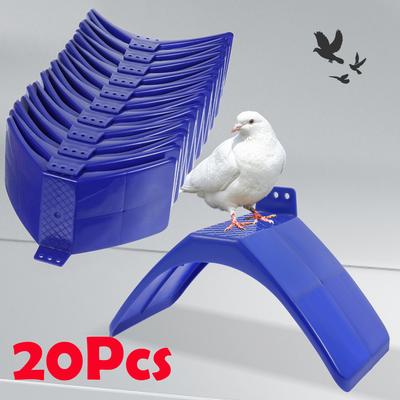 20Pcs/Set Dove Rest Stand V-Shape Wall-Mounted Pigeons Dwelling Frame Holder For Bird Pet Roost Birdcage Accessories NEW