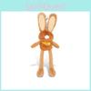 Cute Rabbit Plush Keychain With Cartoon Design For Gift And Key Holder
