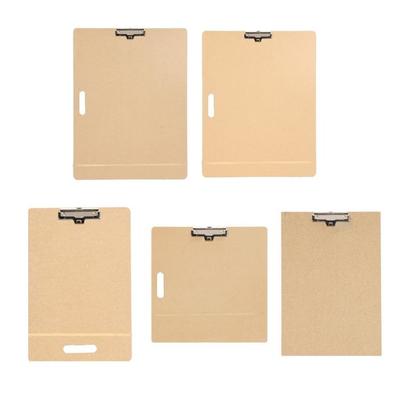 Artist Sketch Board Wooden Drawing Board with Metal Clip and Elastic Strap for Students Sketching Oil Acrylic Painting