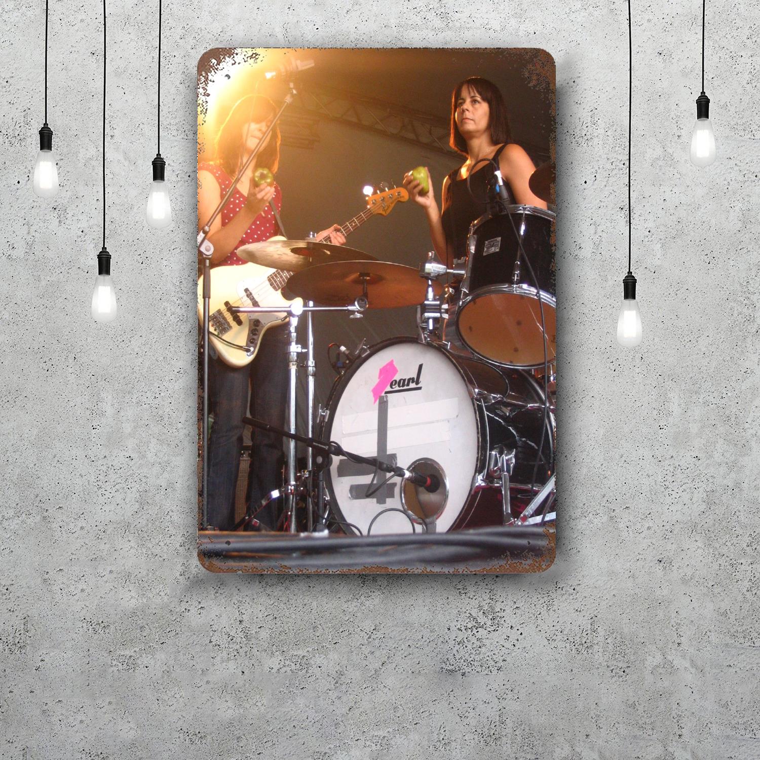 

sleater kinney Decor Vintage Metal Signs Tin Signs Captain Poster Decor for Bar Pub Club Man Cave Wall Decoration 20x30cm（7.8x11.8inch）
