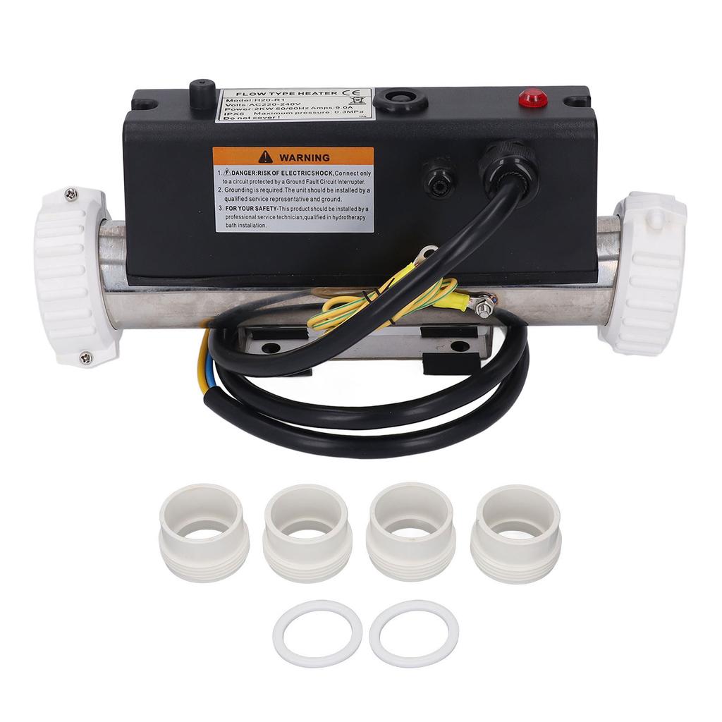 Pool Heater Electric Hot Tub Heater Water Thermostat with Temperature Control Self Heating for Spa Bathtub Swimming