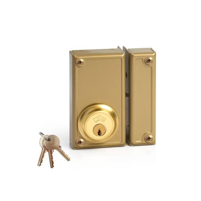 Serrure - GENERIQUE - JIS 33-6d - A clé - En applique - Niveau de sécurité 6