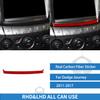 For Dodge Journey 2011 2012 2013 2014 2015 2016 2017 Navigator Trim Strip Real Carbon Fiber Sticker Car Interior Accessories