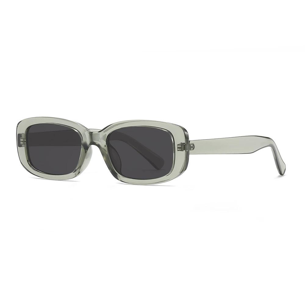 Sunglasses Women'S Retro Rectangular Frame Glasses Uv Protection Sunglasses Men'S High Sense