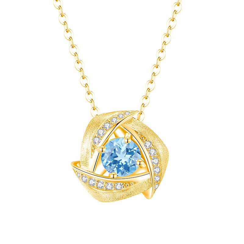 S925 Silver Star Jewelry Set, Natural Crystal Necklace Ring Earrings for Women