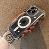 Wireless Charge Magsafe Transparent Case For iPhone 16 15 14 Plus 13 12 11 17 Pro Max Air Magnetic Shockproof Soft Bumper Cover