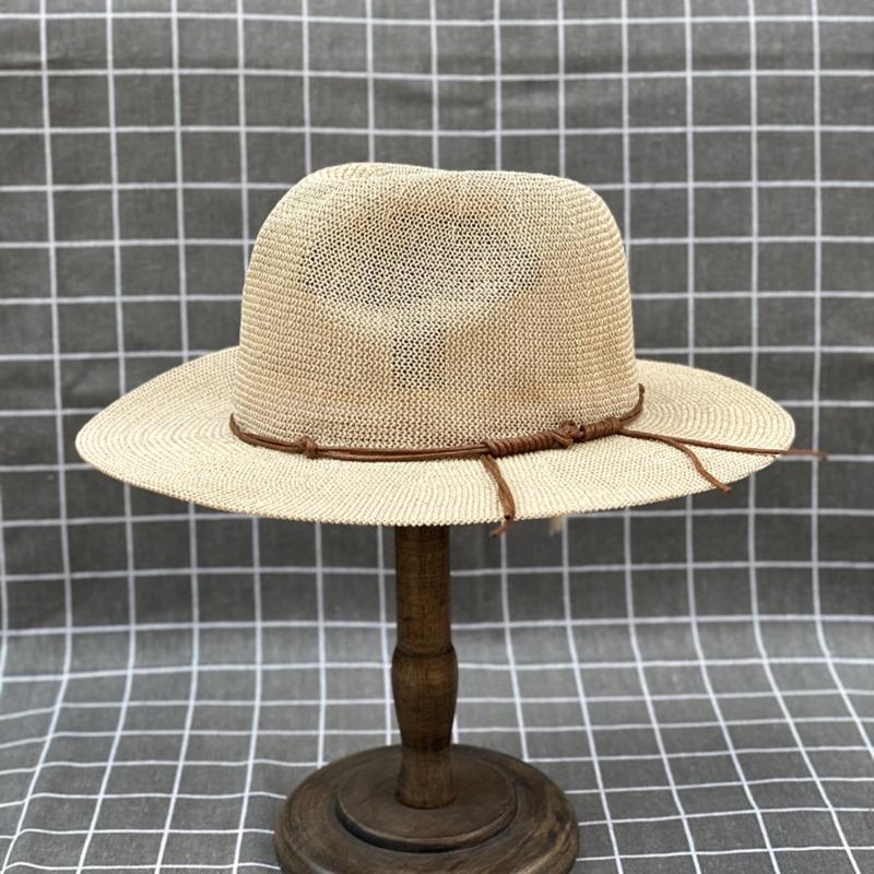 Handmade Panama Hat Elegant Wide Brimmed Decorated Sun Hat for Women Party British Beach Hat Lady Knitted Straw Hat