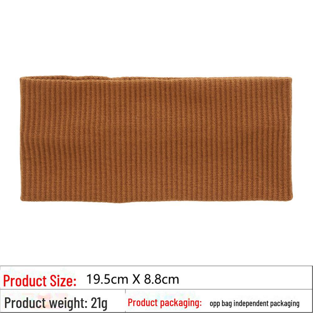 

Однотонная эластичная спортивная повязка на голову - модный и универсальный аксессуар для волос