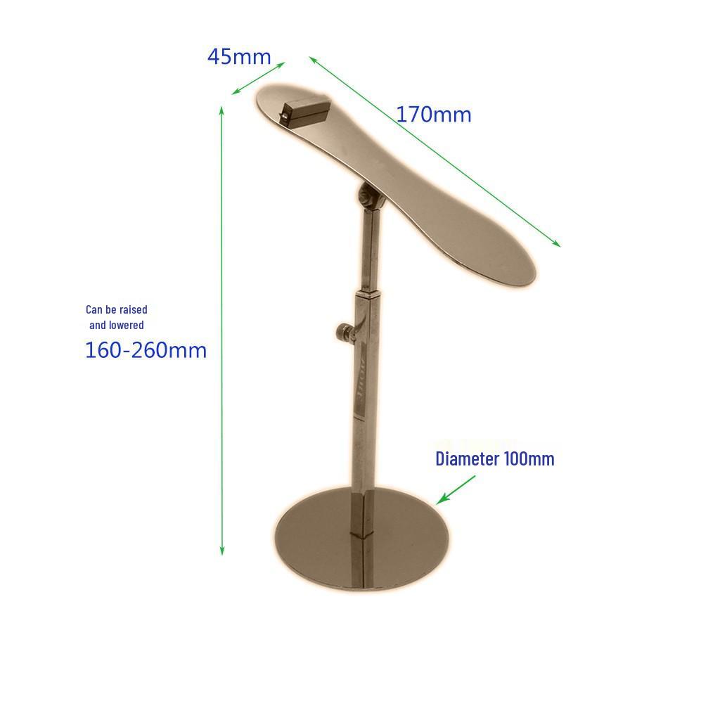 Stainless Steel Shoe Display Rack for High Heels and Shoe Support Stand