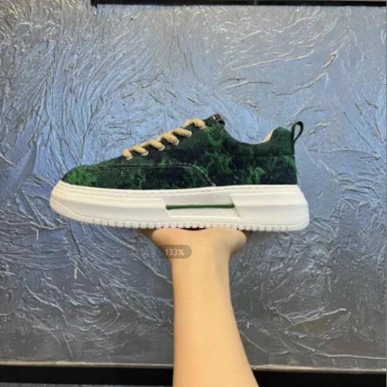 Sneaker Casual Men Designer Board Shoes Fashion Casual Microfiber Leather Canvas Breathable Height Increased Flat Platform Shoes