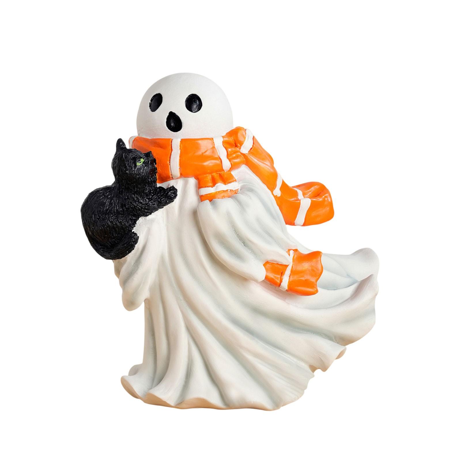 

Новые декоративные элементы для Хэллоуина, мультяшный кот, украшение для домашнего рабочего стола, создающее атмосферу One Size