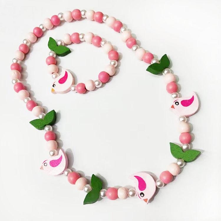 25 styles Cute Animal Flower Cartoon Flower Children's sweater necklace bracelet for children gift