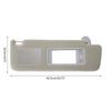 Auto-Sonnenblende für Land Cruiser Prado 2002-2010 Sonnenschutzdach Ersetzen Sie 7432060850B1 Vorne links/rechts Sonnenblende Schwarz/Beige