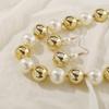 New Arrival Palace Style Vintage Mixed Color Pearl Necklace Luxury Elegant Earrings Jewelry Set Trendy Gifts For Women