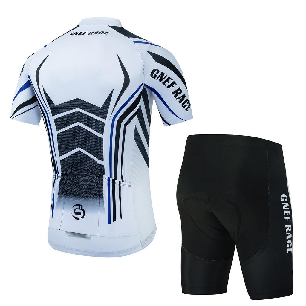 2026 Summer Breathable Cycling Suit, Mountain Bike Cycling Suit, Men's Outdoor Quick-drying Cycling Suit, Road Bike Suit, Short-sleeved Strap Suit.